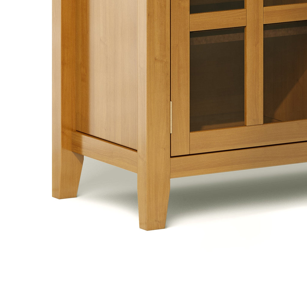 Artisan Solid Wood Sideboard Buffet in Light Golden