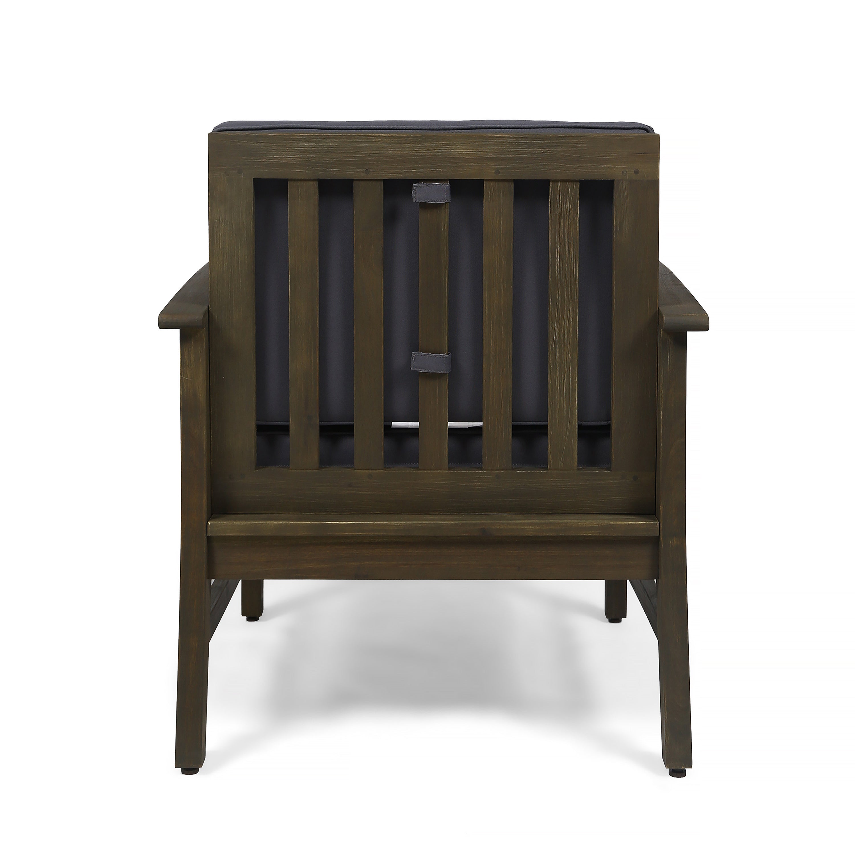 Perla Club Chairs Set of 2, Dark