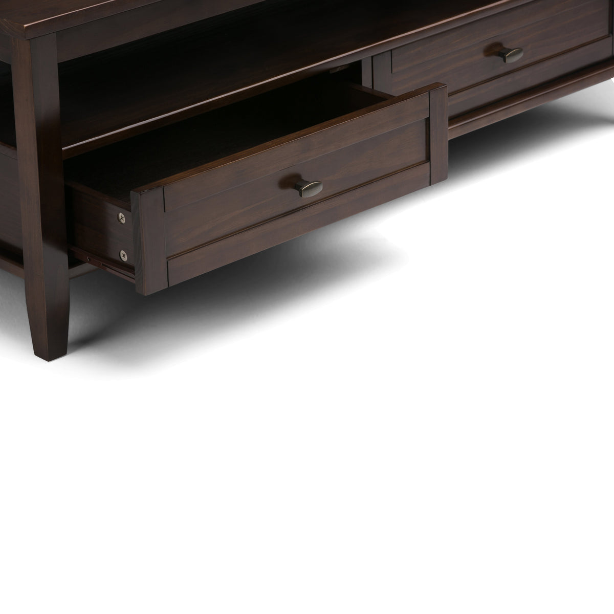 Warm Shaker Solid Wood Transitional Coffee Table