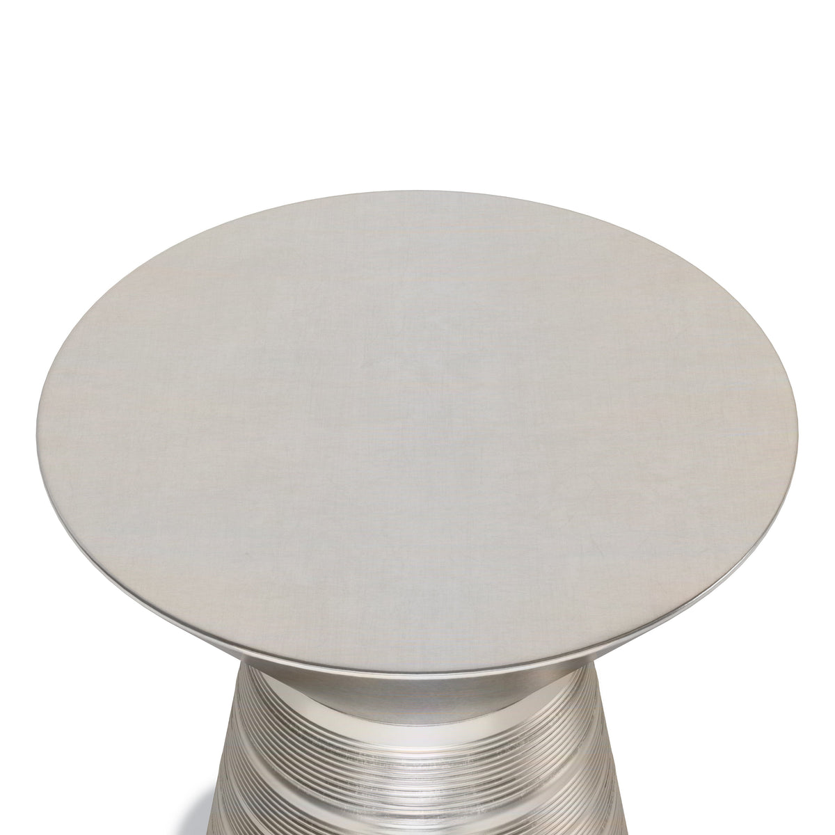 Sheridan 18-Inch Wide Metal Accent Table in Antique