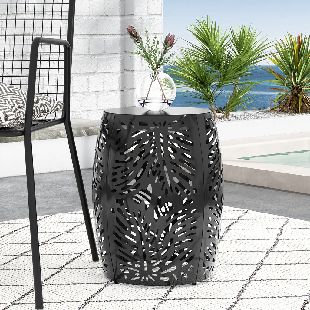 Large Metal End Table