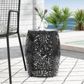 Large Metal End Table