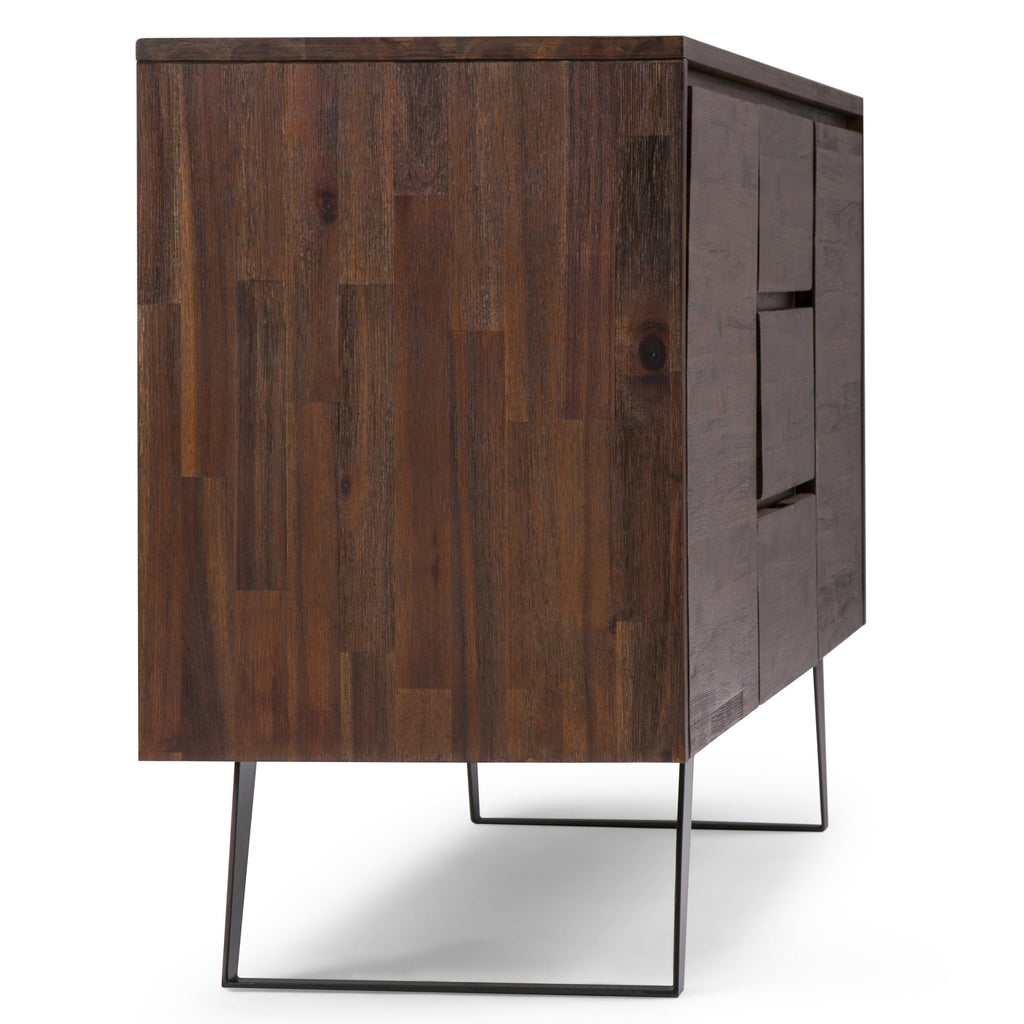 Lowry 60 Inch Wide Solid Acacia Wood Sideboard Buffet