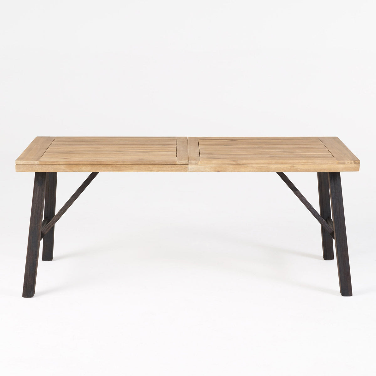 Bettina Dining Table with Slat Panel Design