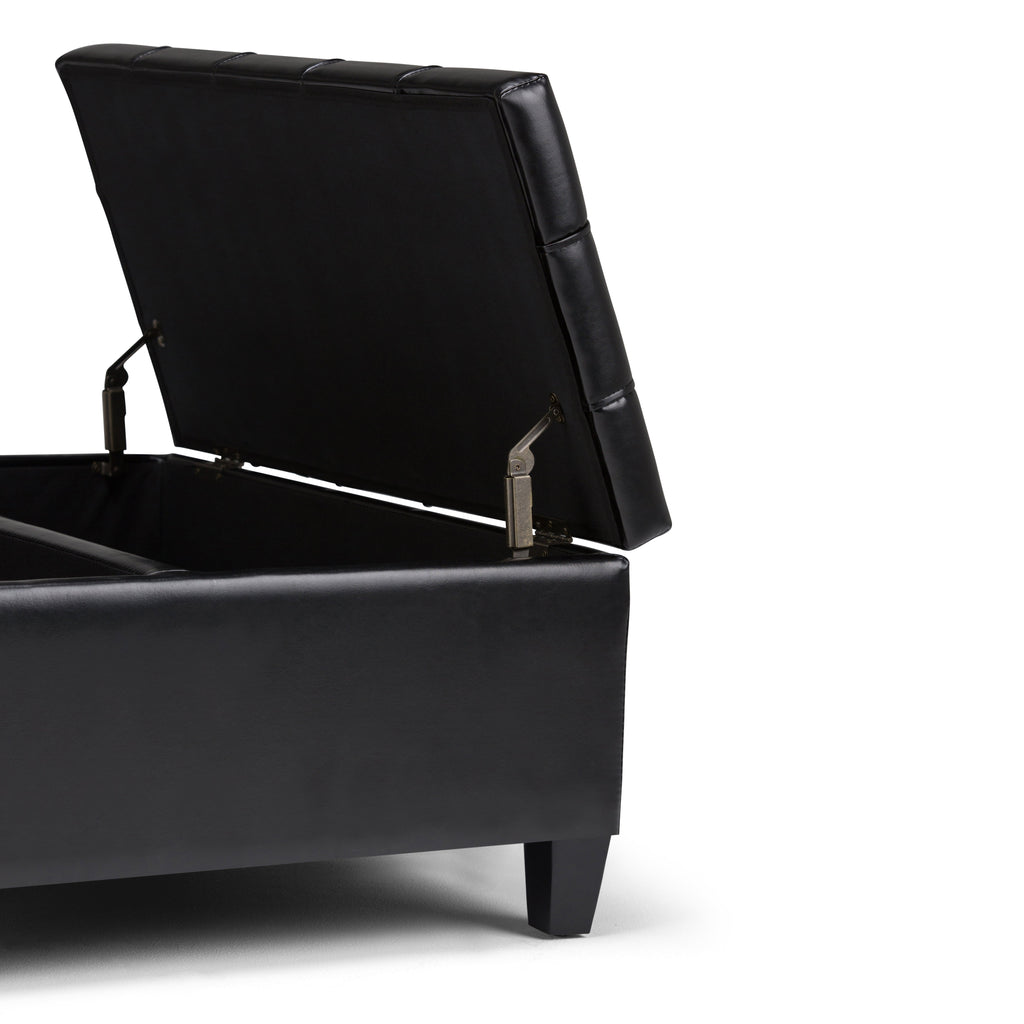 Harrison 36 Inch Wide Coffee Table Storage Ottoman