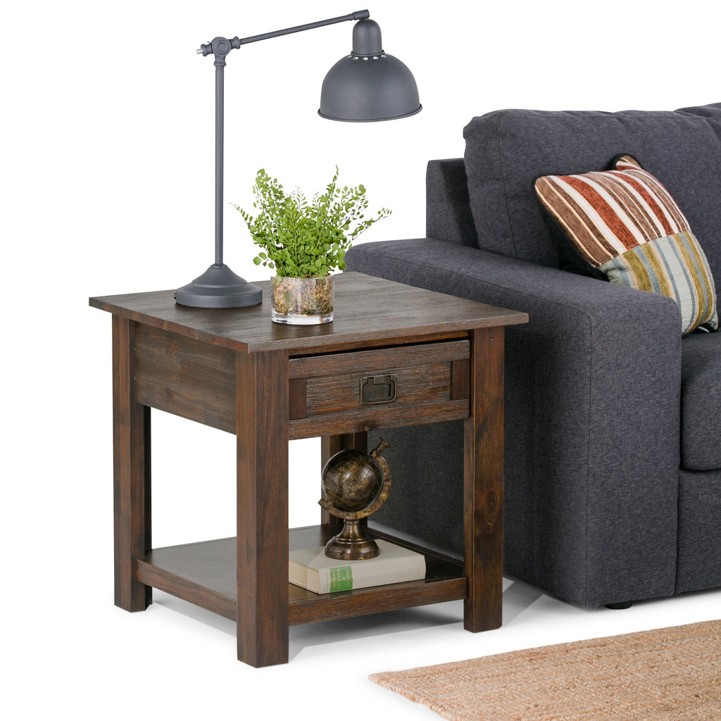 Monroe Distressed End Table