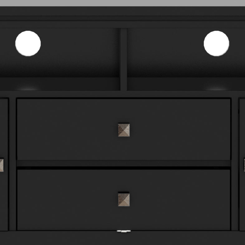 Cosmopolitan 72 inch Wide Solid Wood TV Stand