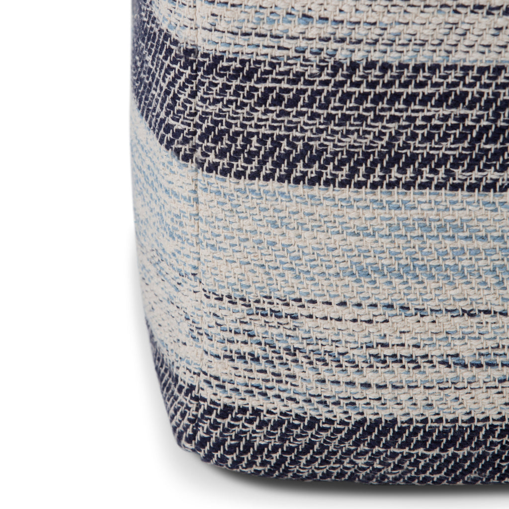 Clay 18 Inch Wide Square Pouf