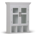 Avington 24 Inch Wide Solid Wood Two Door Wall Cabinet