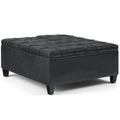 Harrison 36 Inch Wide Coffee Table Storage Ottoman