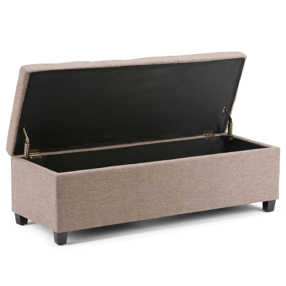 Avalon Storage Ottoman Bench - Fawn