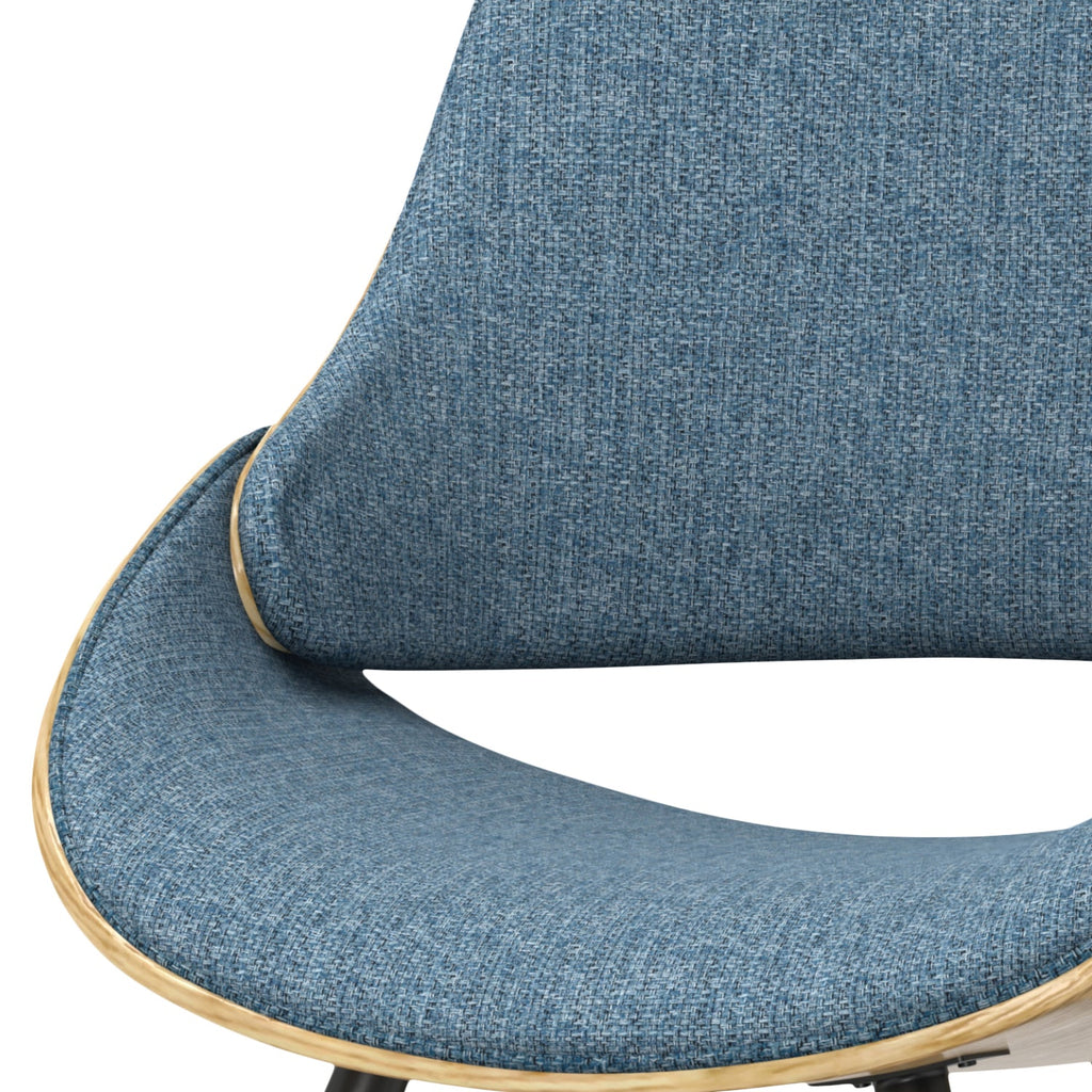 Malden - Bentwood Dining Chair with Wood Back - Denim
