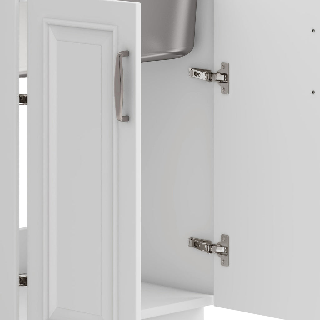 Darwin Deluxe 24" Laundry Cabinet with Pull-out Faucet and Stainless Steel Sink
