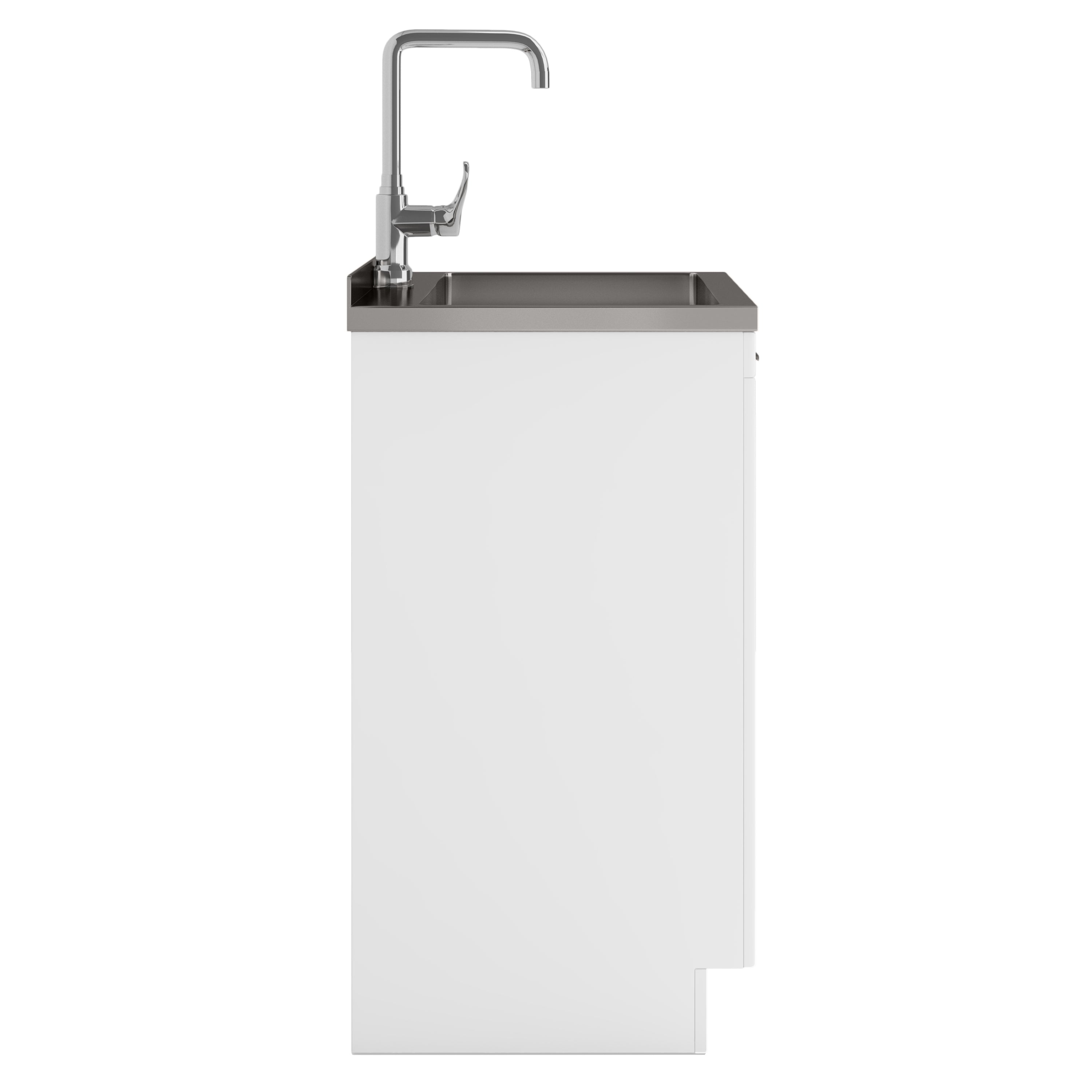 Murphy - 28" Laundry Cabinet with Faucet and Stainless Steel Sink