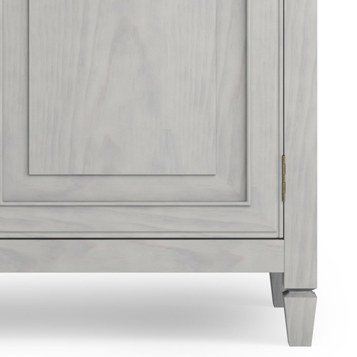 Connaught Solid Wood Entryway Storage Cabinet in Fog