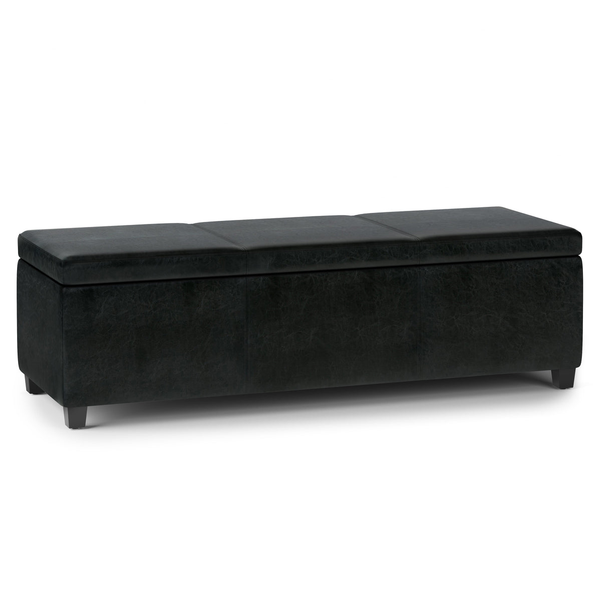 Avalon 54 Inch Wide Extra Large Storage Ottoman Bench