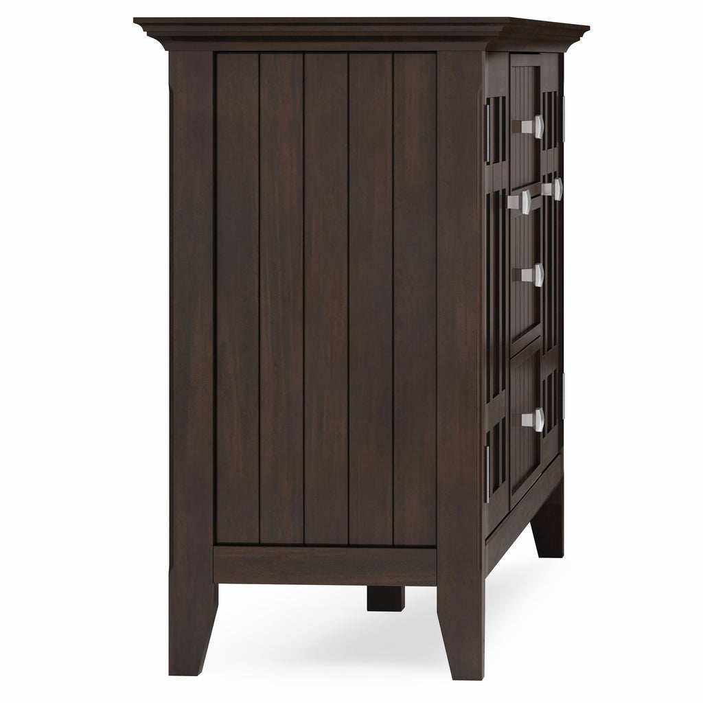 Bedford 54 Inch Wide Solid Wood Sideboard Buffet in Dark Tobacco