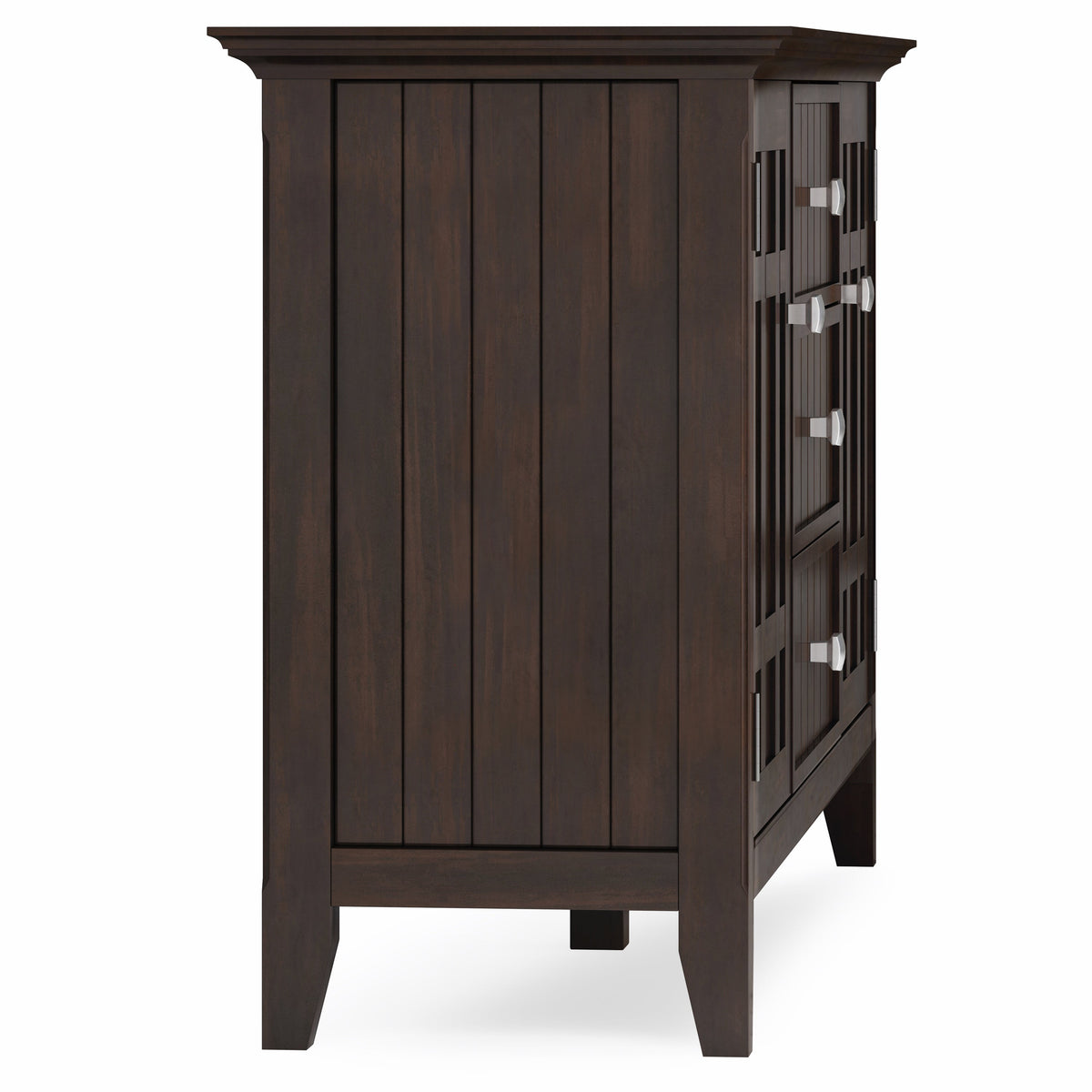 Bedford 54 Inch Wide Solid Wood Sideboard Buffet in Dark Tobacco