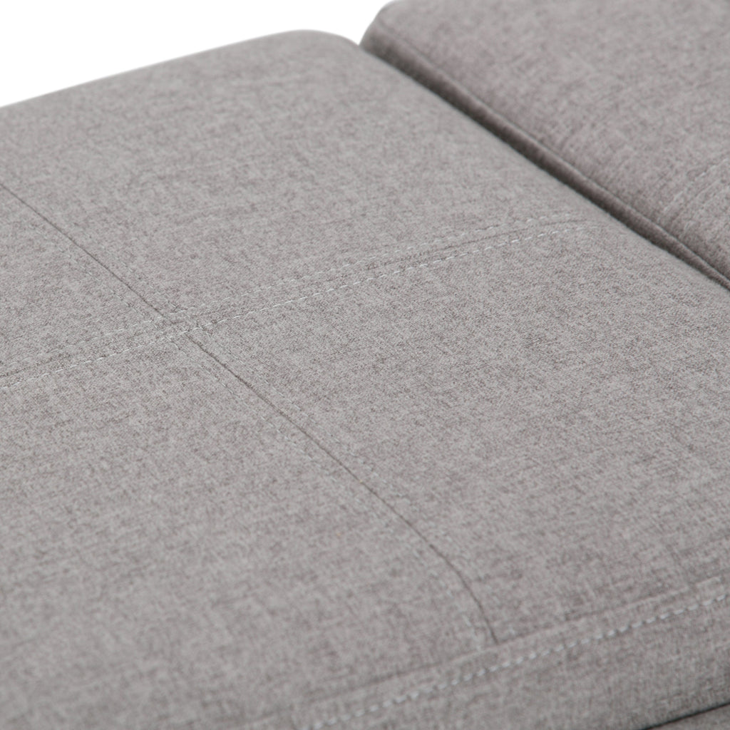 Avalon 42 Inch Wide Storage Ottoman in Cloud