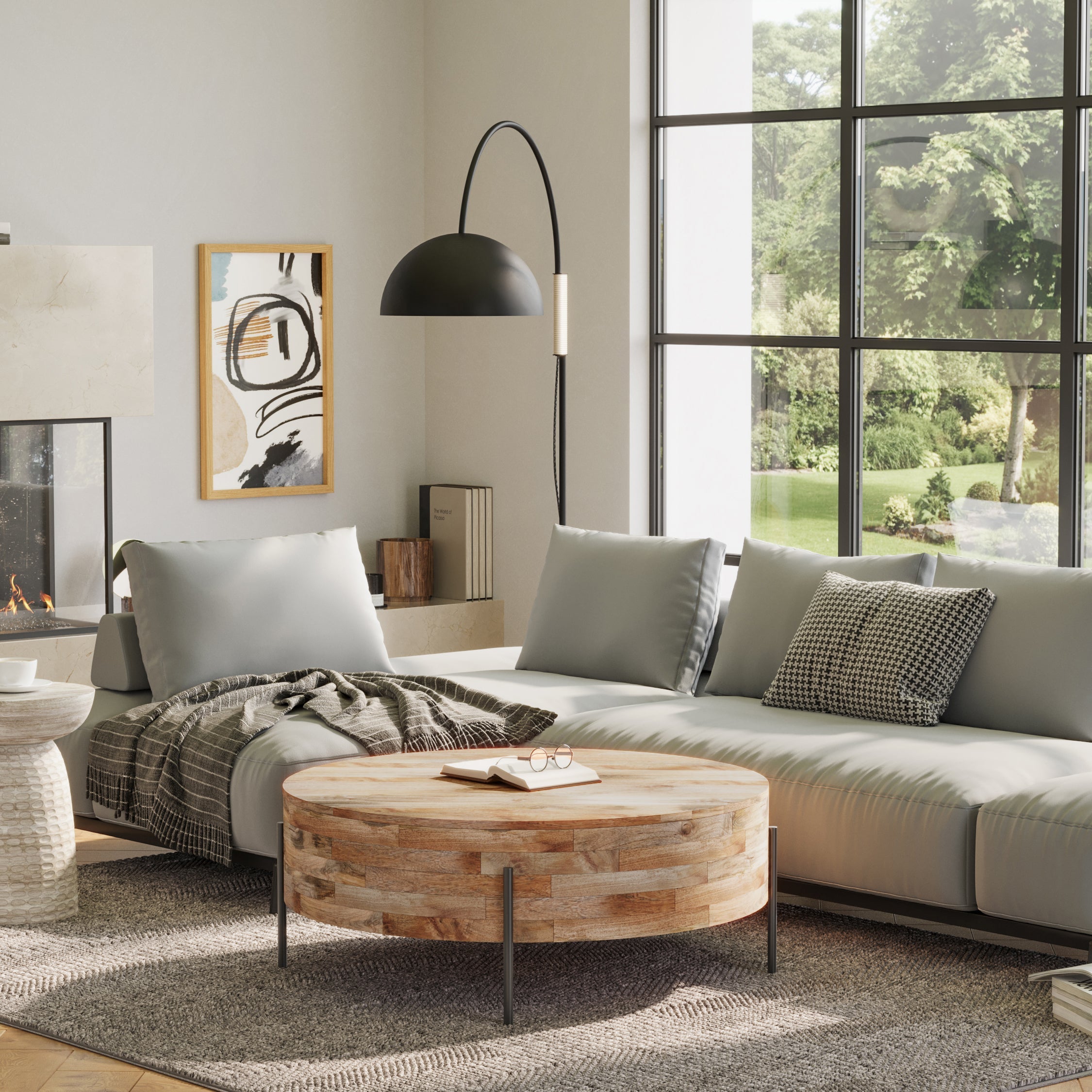 Rayburn Drum Coffee Table