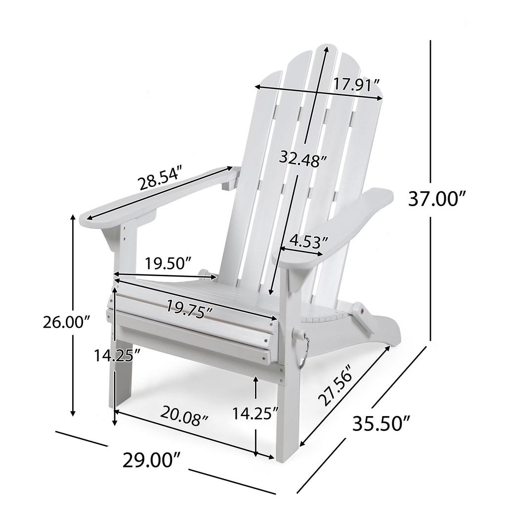Hollywood Foldable Adirondack Chair