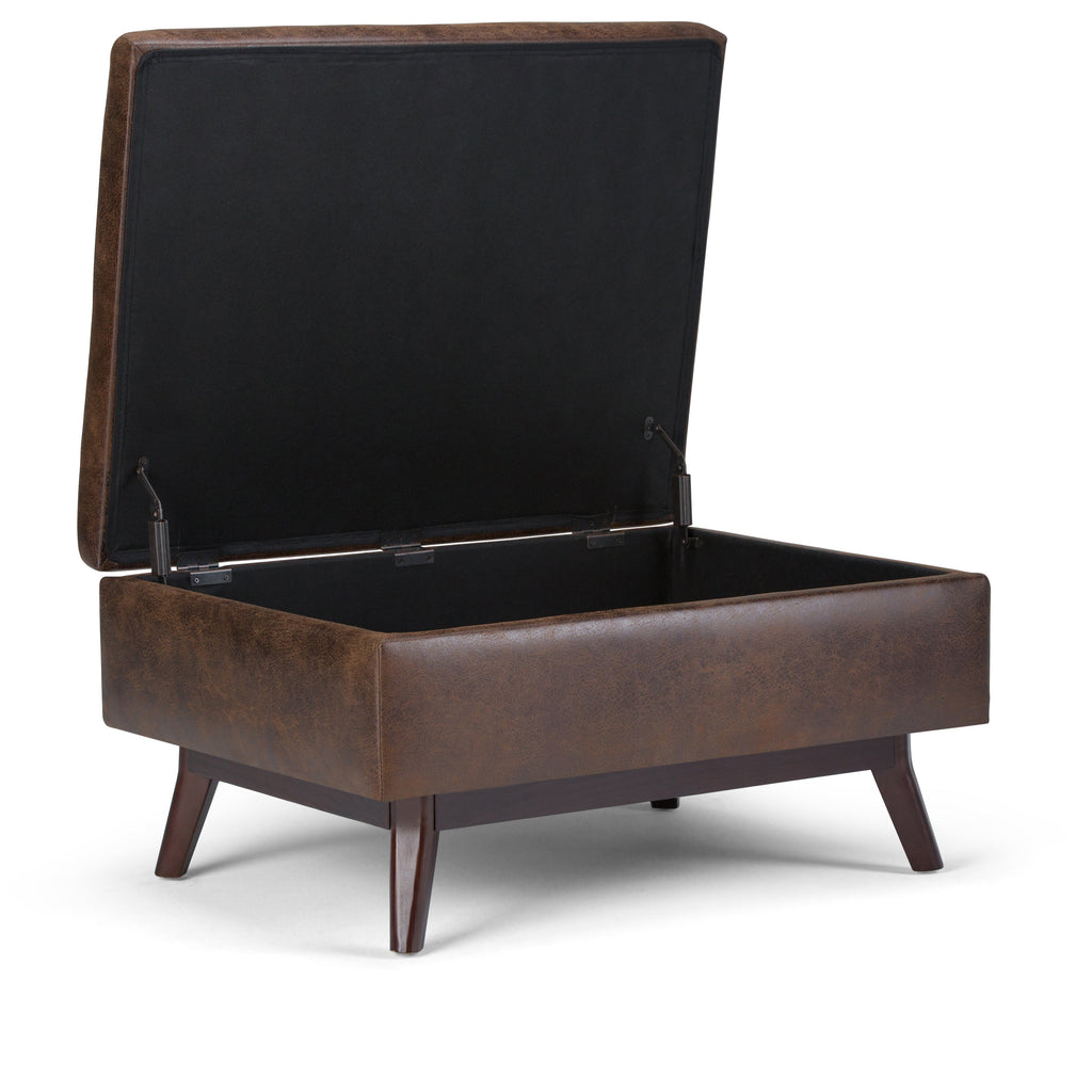 Owen 34 Inch Wide Coffee Table Storage Ottoman