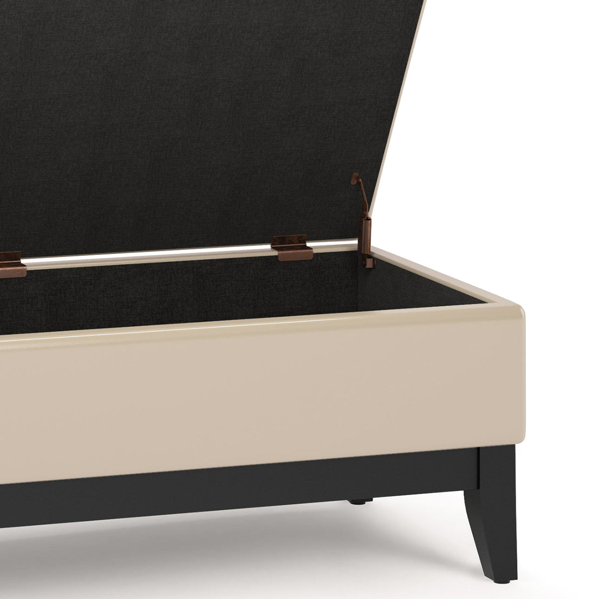 Oregon 42 Inch Wide Storage Ottoman Bench with Tray