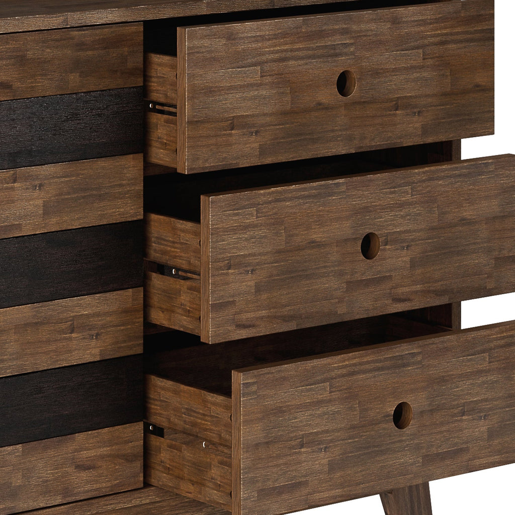 Clarkson 48 Inch Wide Solid Wood Medium Storage in Rustic