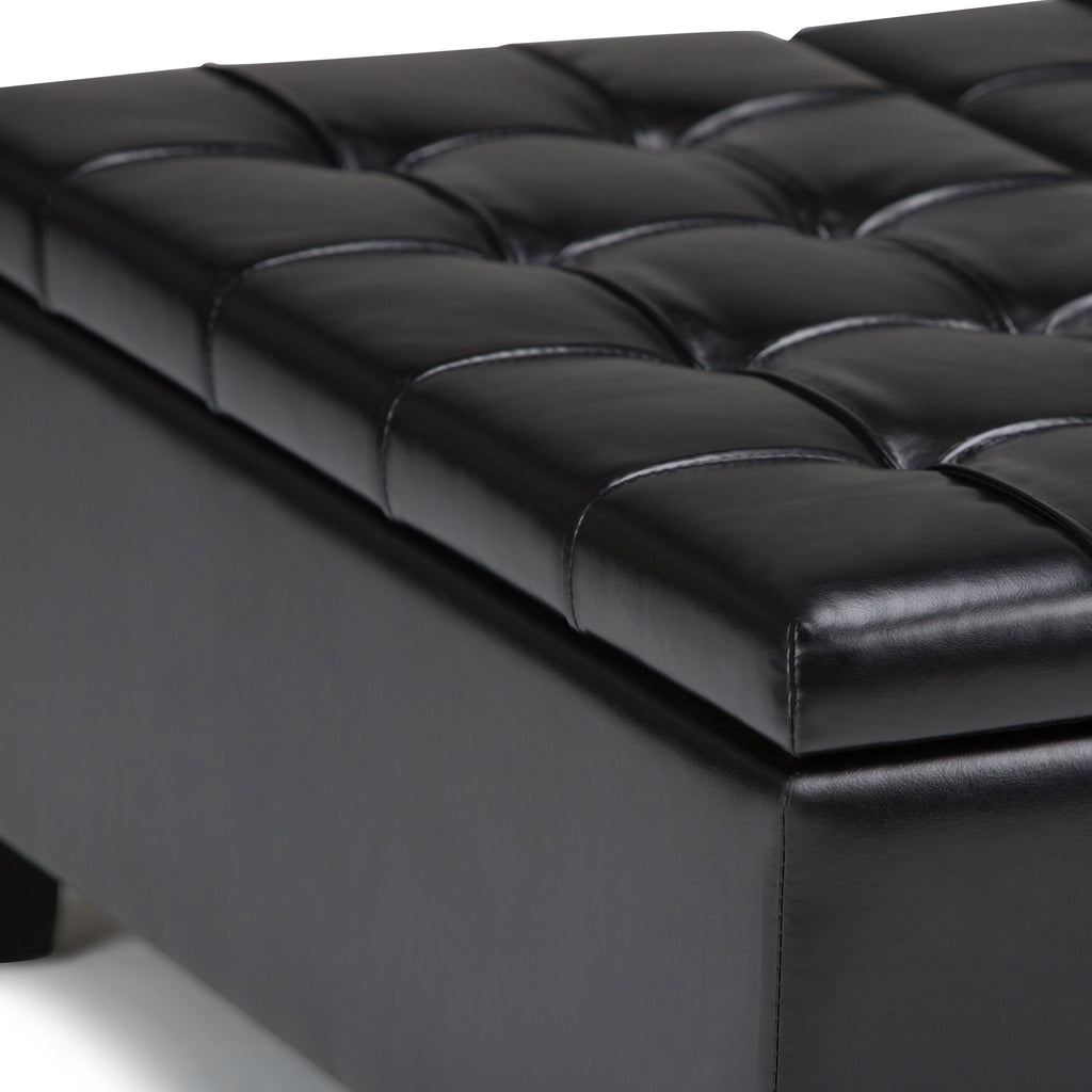 Harrison 36 Inch Wide Coffee Table Storage Ottoman