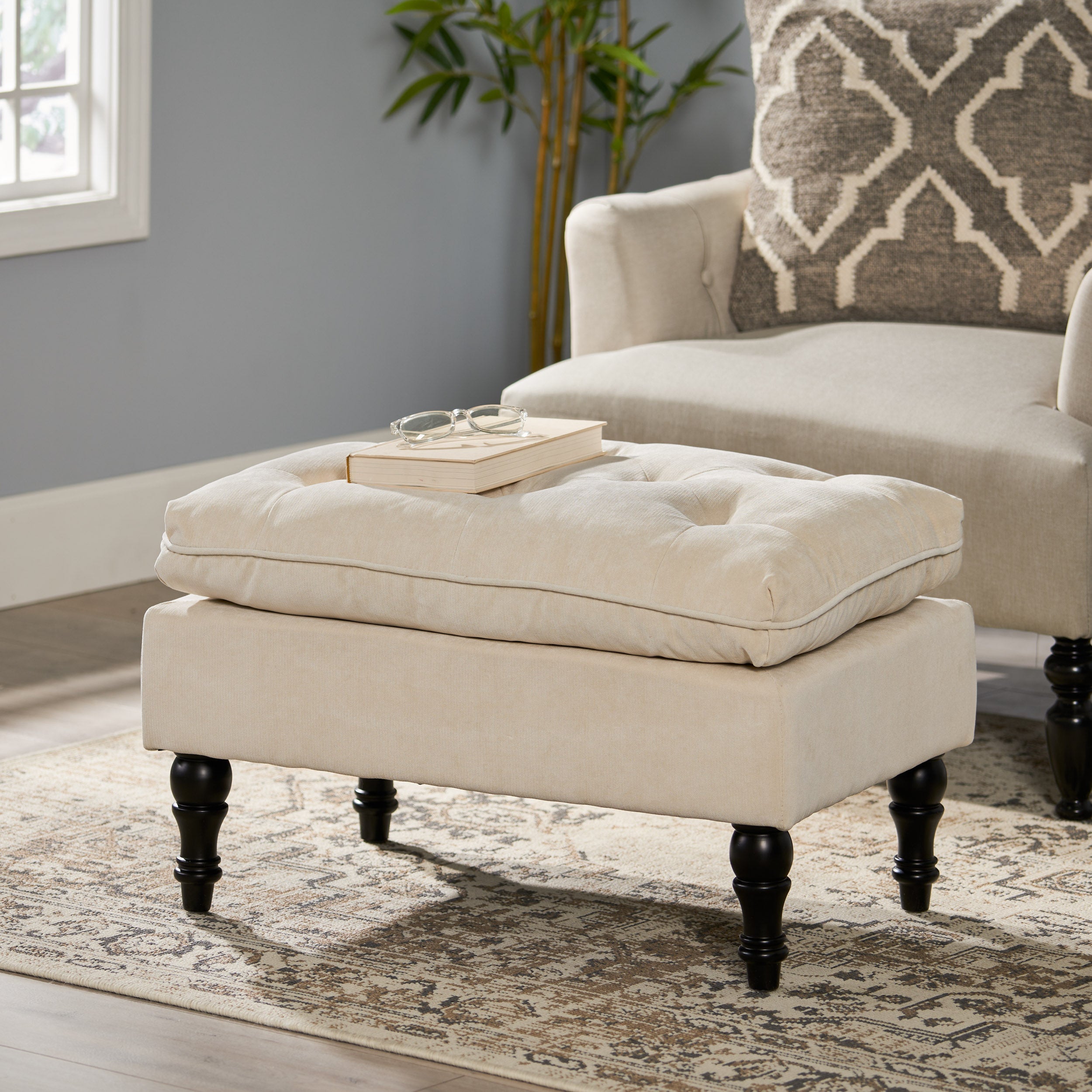 Lofton 28-Inch Pillow Top Ottoman