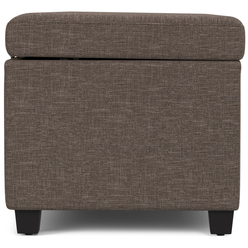 Avalon Extra Large Storage Ottoman Bench - Fawn