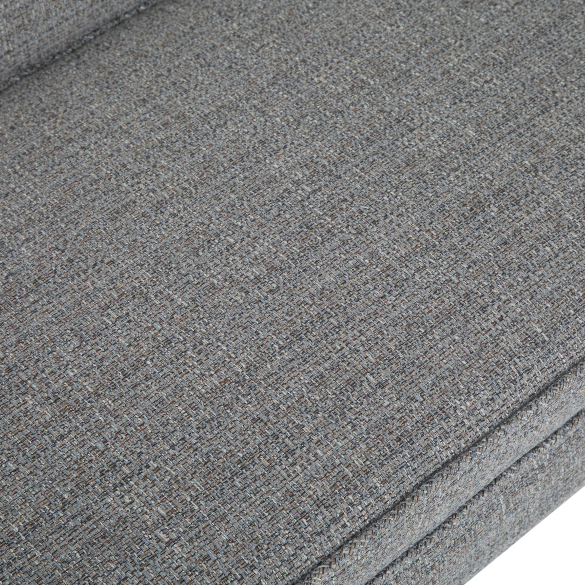 Parris 50 Inch Wide Upholstered Bench in Pebble