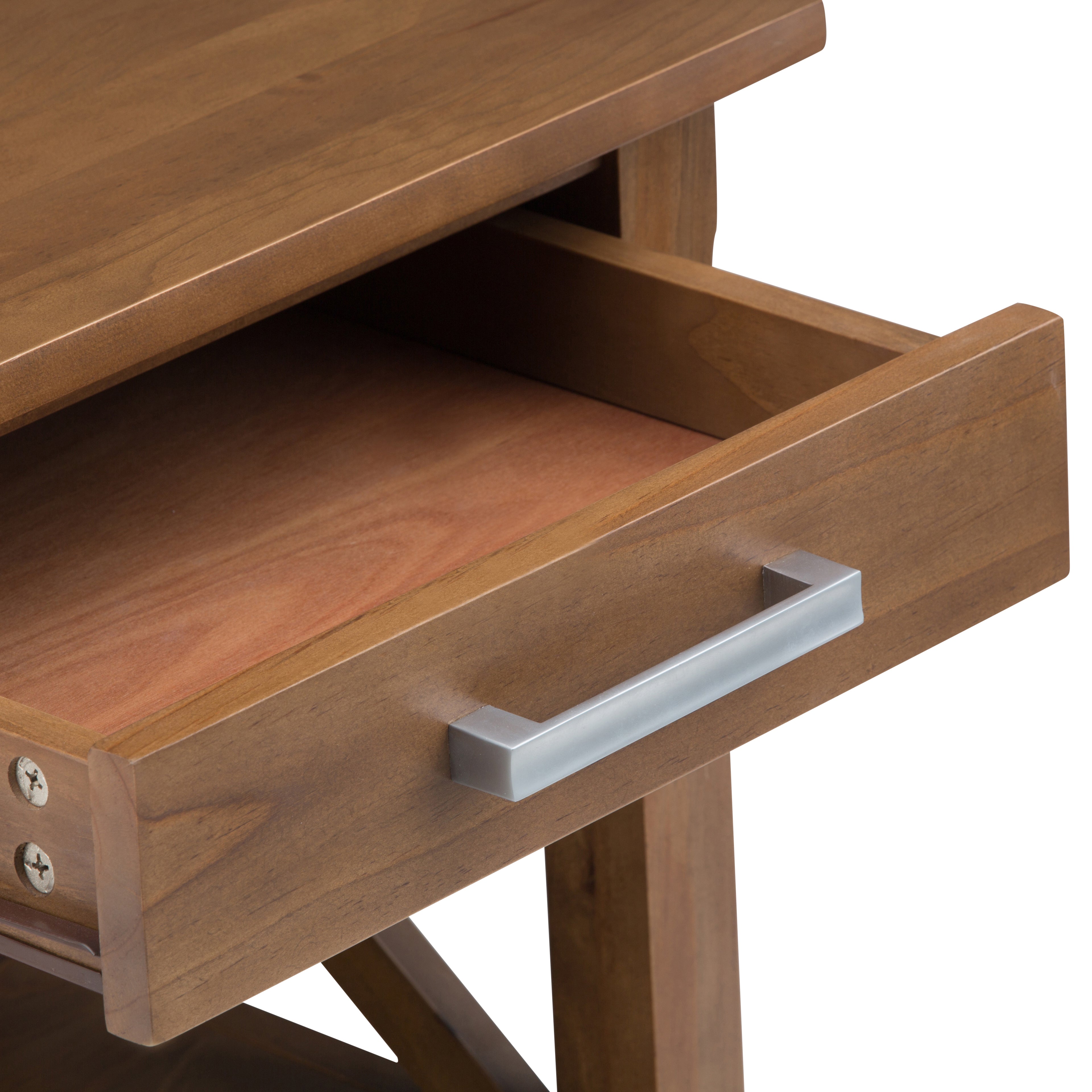Kitchener End Table - Medium Saddle