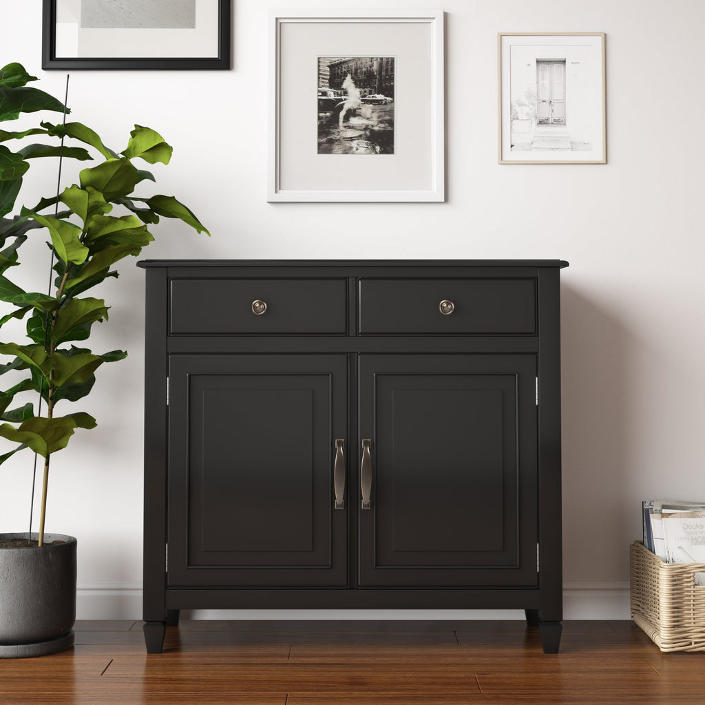 Connaught Solid Wood Entryway Storage Cabinet