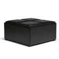 Avalon Square Coffee Table Storage Ottoman