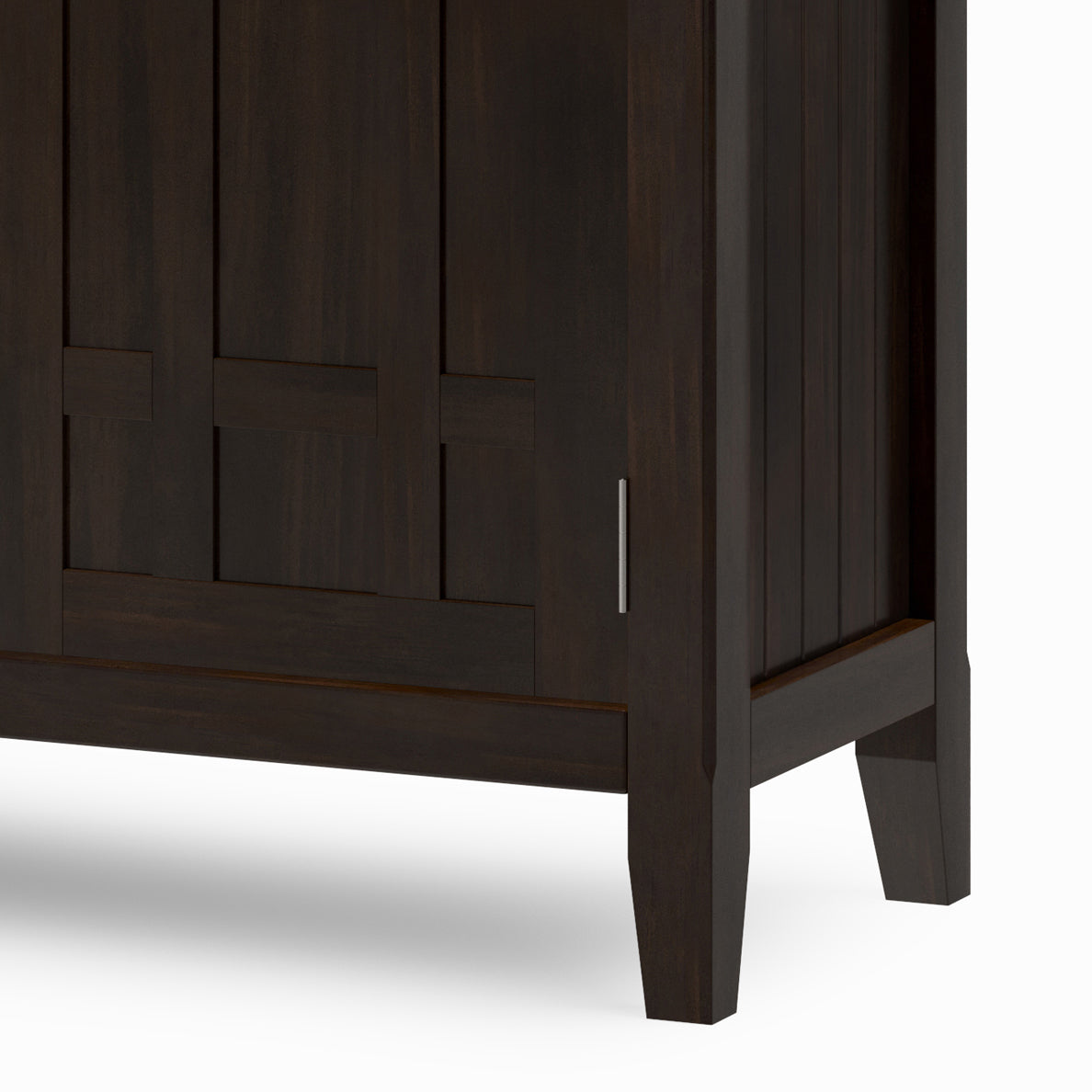 Bedford 54 Inch Wide Solid Wood Sideboard Buffet in Dark Tobacco