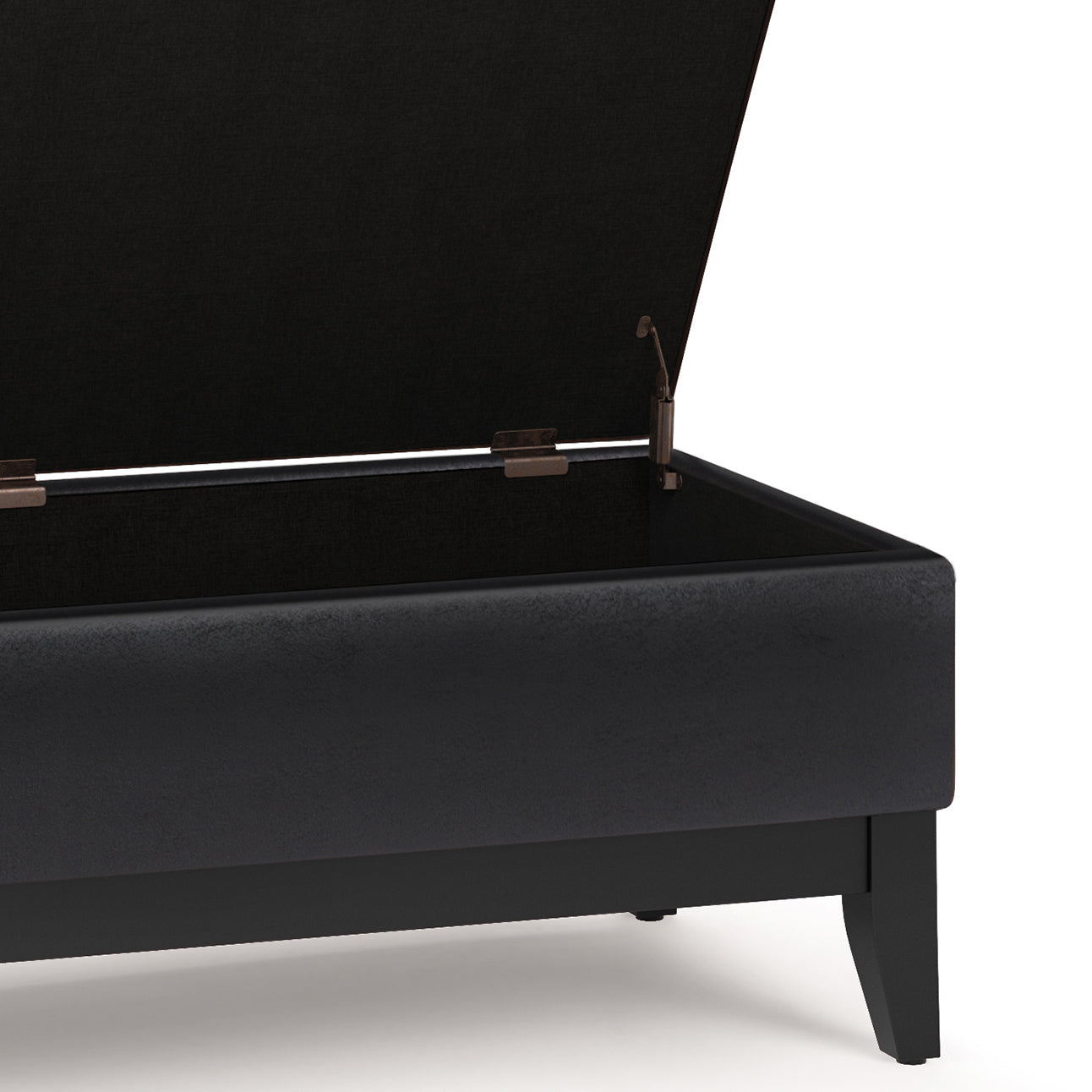 Oregon 42 Inch Wide Storage Ottoman Bench With Tray