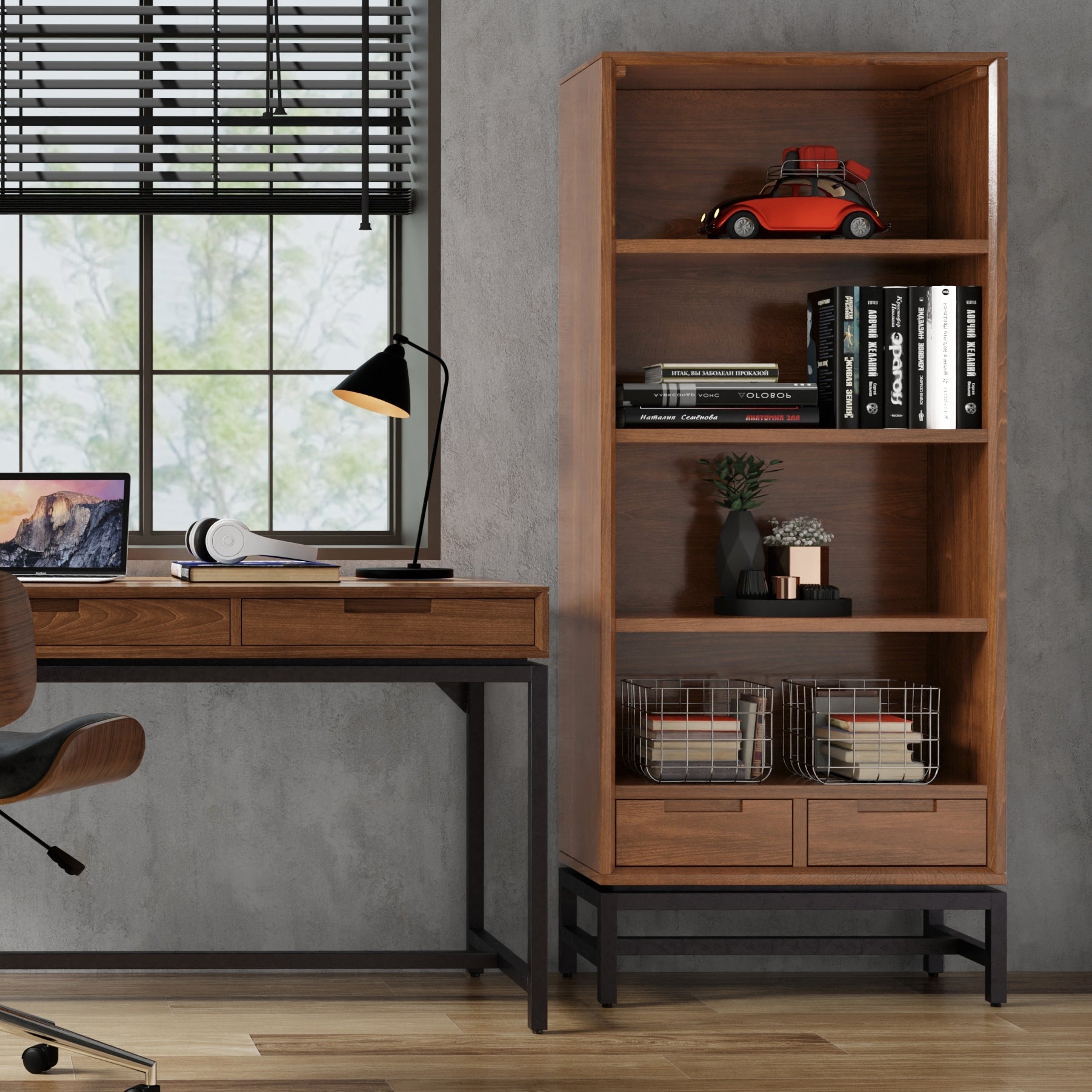 Banting Mid Century Bookcase