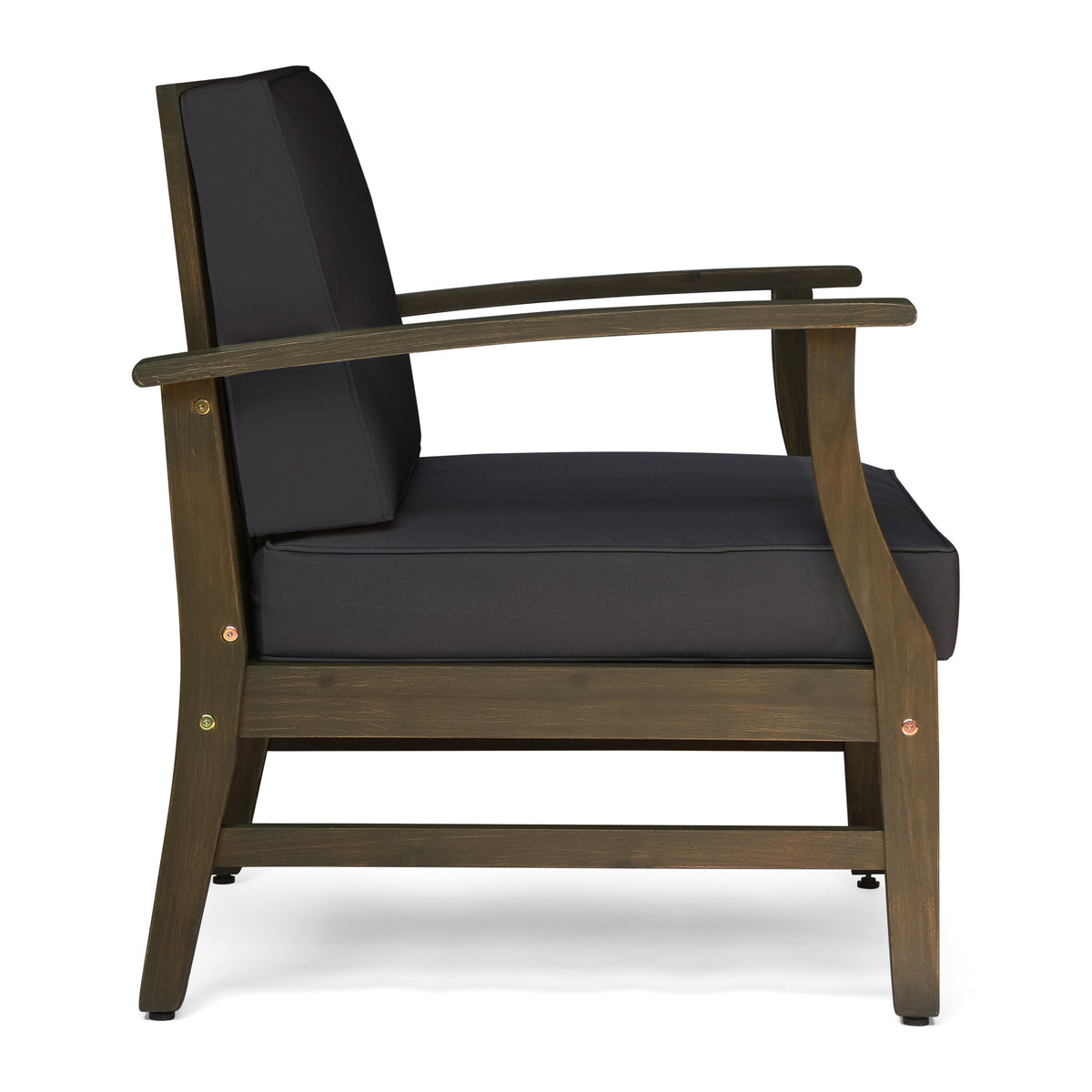Perla Club Chairs Set of 2, Dark