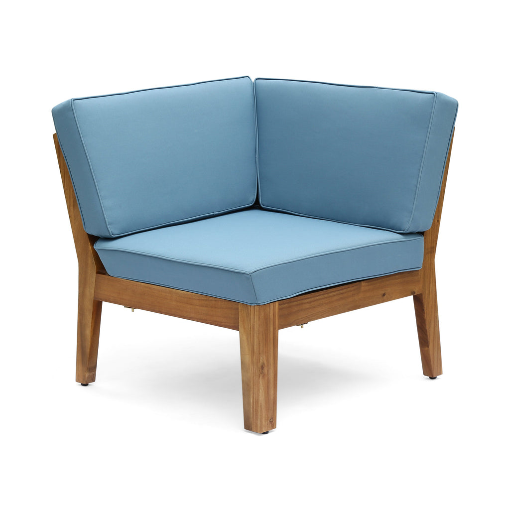Grenada 5 Seater Acacia Wood Sectional Sofa Set