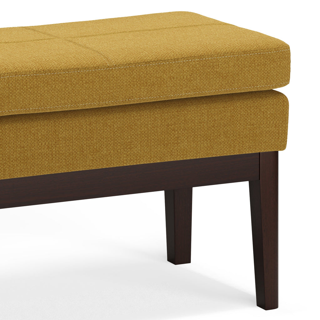 Carlson Small Ottoman Bench in Marigold