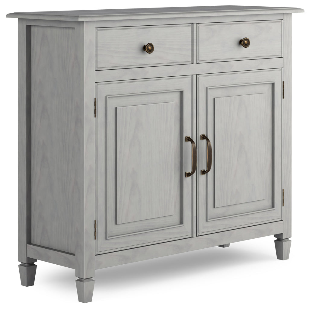 Connaught Solid Wood Entryway Storage Cabinet in Fog