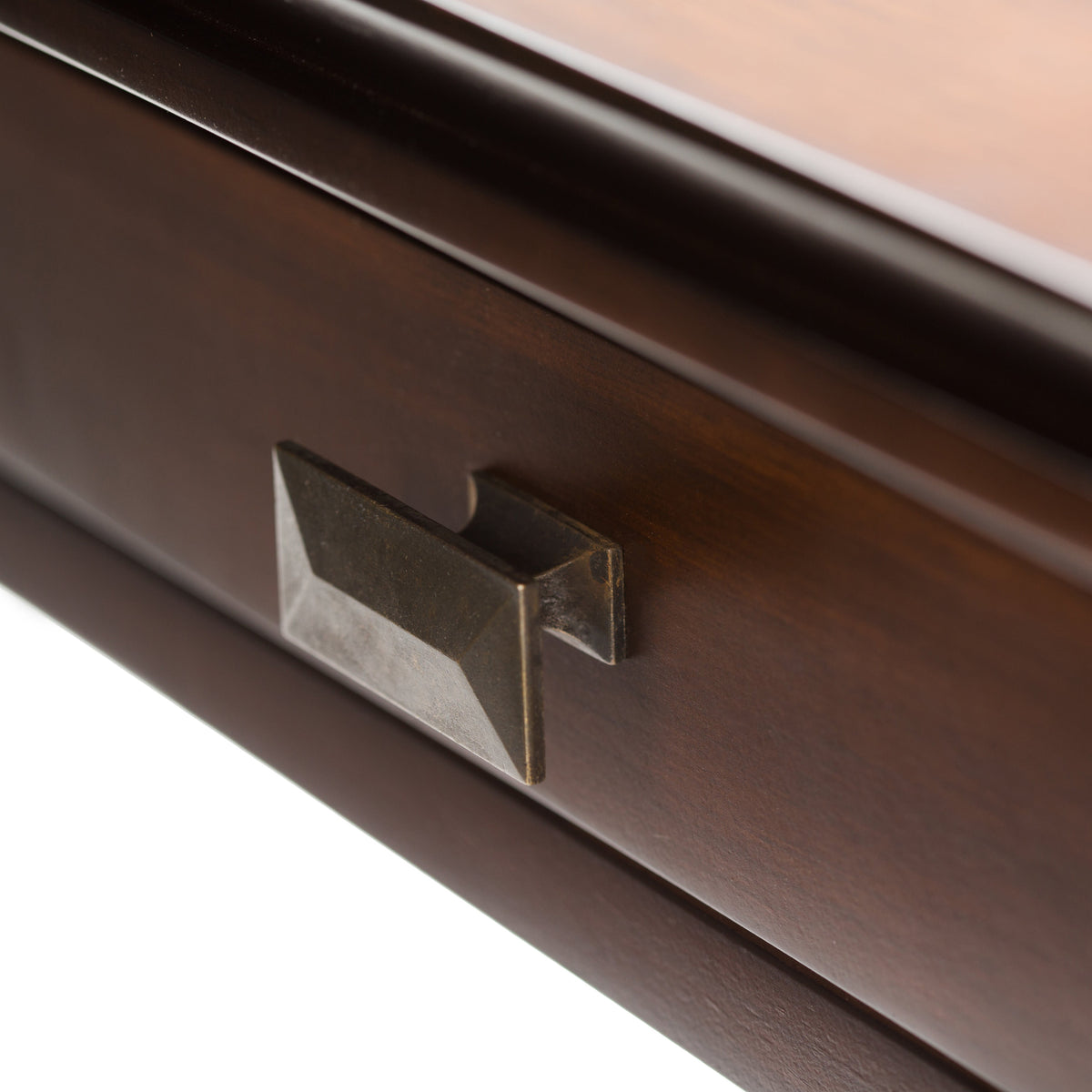 Artisan 46 Inch Wide Solid Wood Coffee Table in Russet