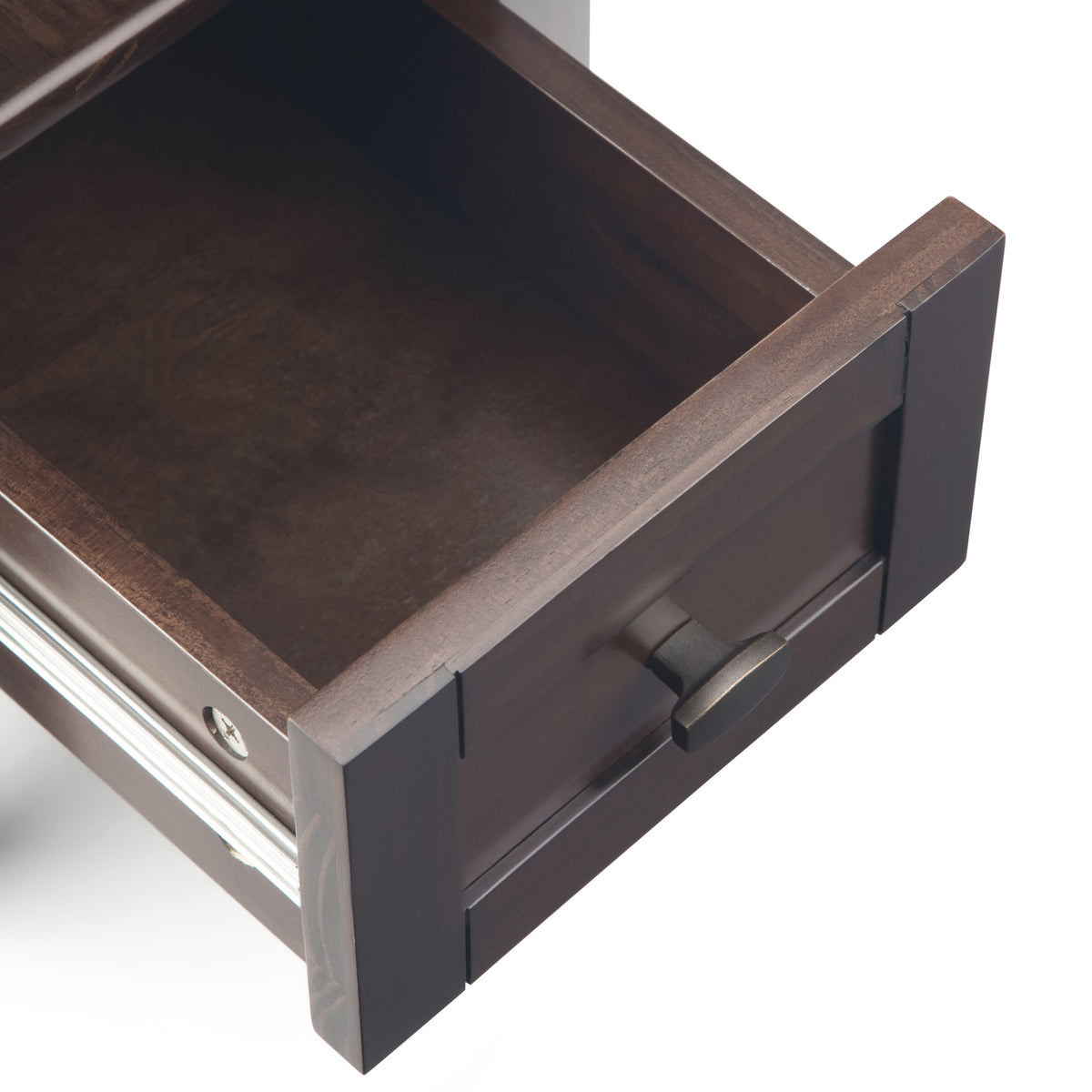 Warm Shaker Solid Wood Transitional Narrow Side Table