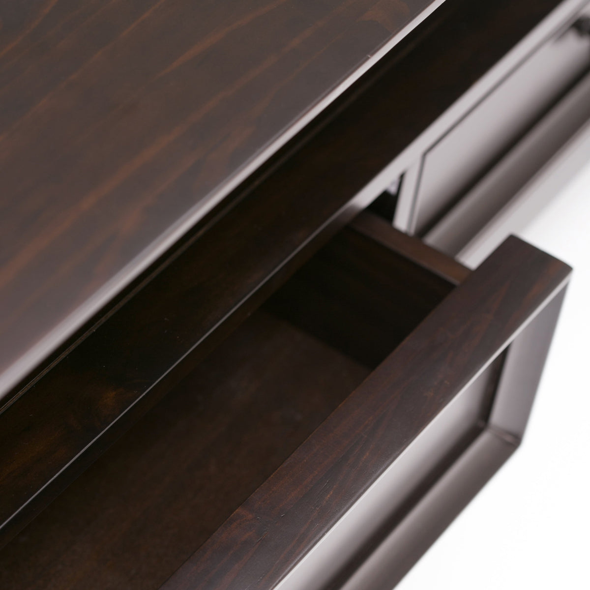Amherst 44 Inch Wide Solid Wood Coffee Table in Hickory