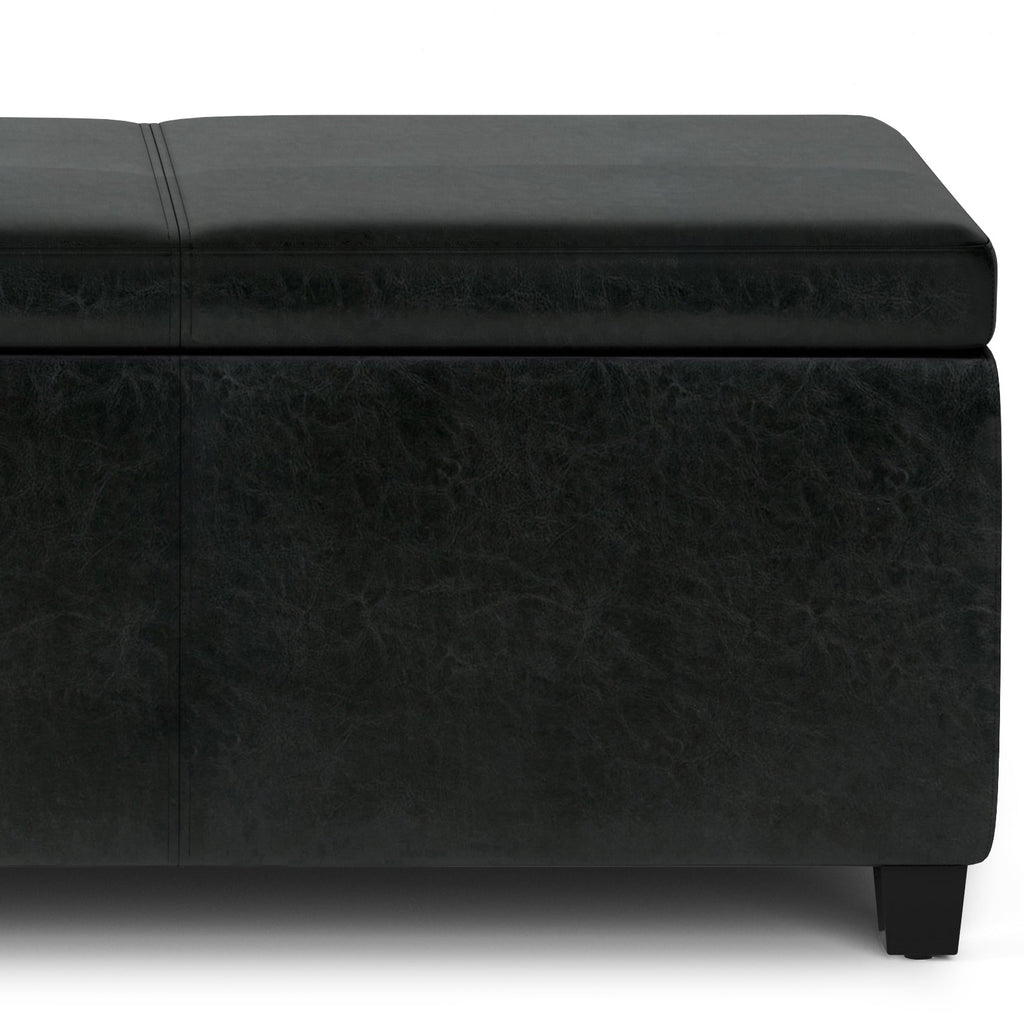 Avalon 54 Inch Wide Extra Large Storage Ottoman Bench