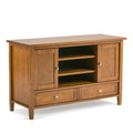 Warm Shaker 47 Inch Wide Solid Wood TV Stand