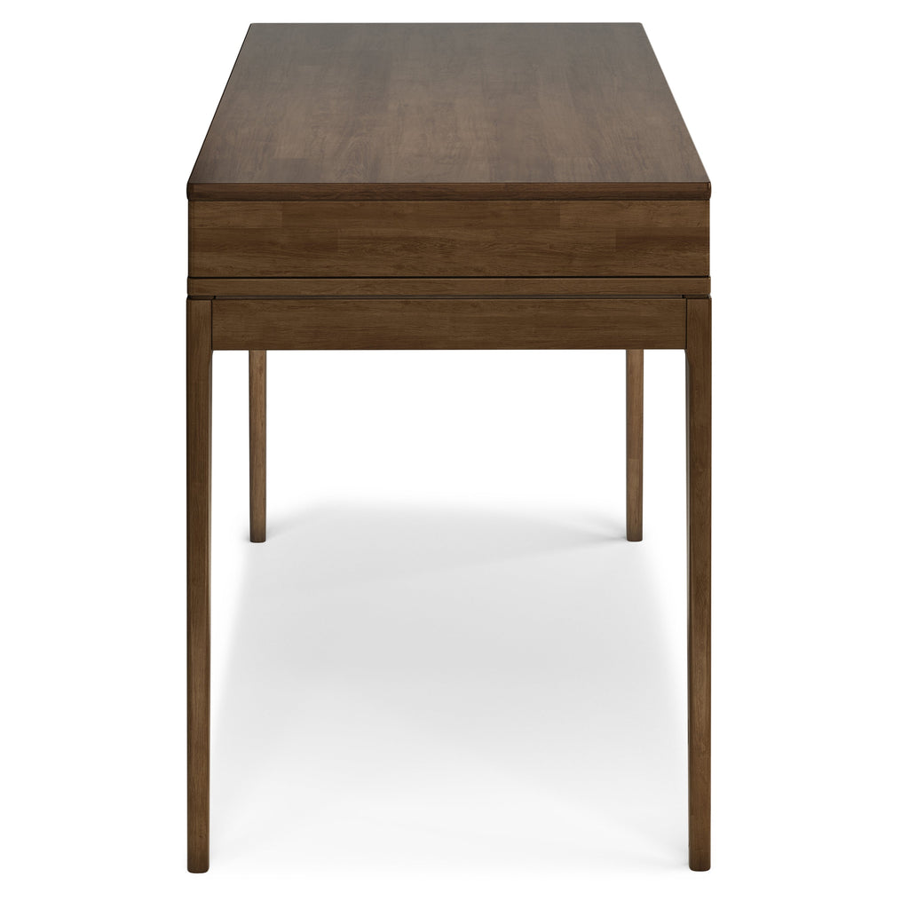 Harper 48" Wide Solid Hardwood Mid-Century Modern Small Desk