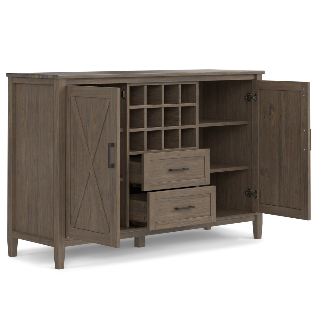 Ela - Sideboard with Wine Storage - Smoky